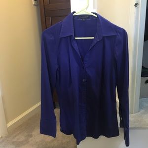 Express, women’s blouse, royal blue, size M